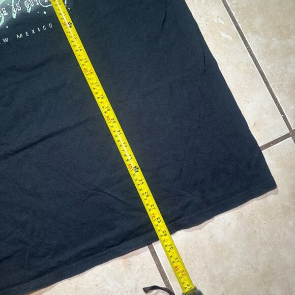 Vintage Y2K Anvil Roswell New Mexico Black Graphic T-Shirt Mens Size XL - Picture 5 of 6